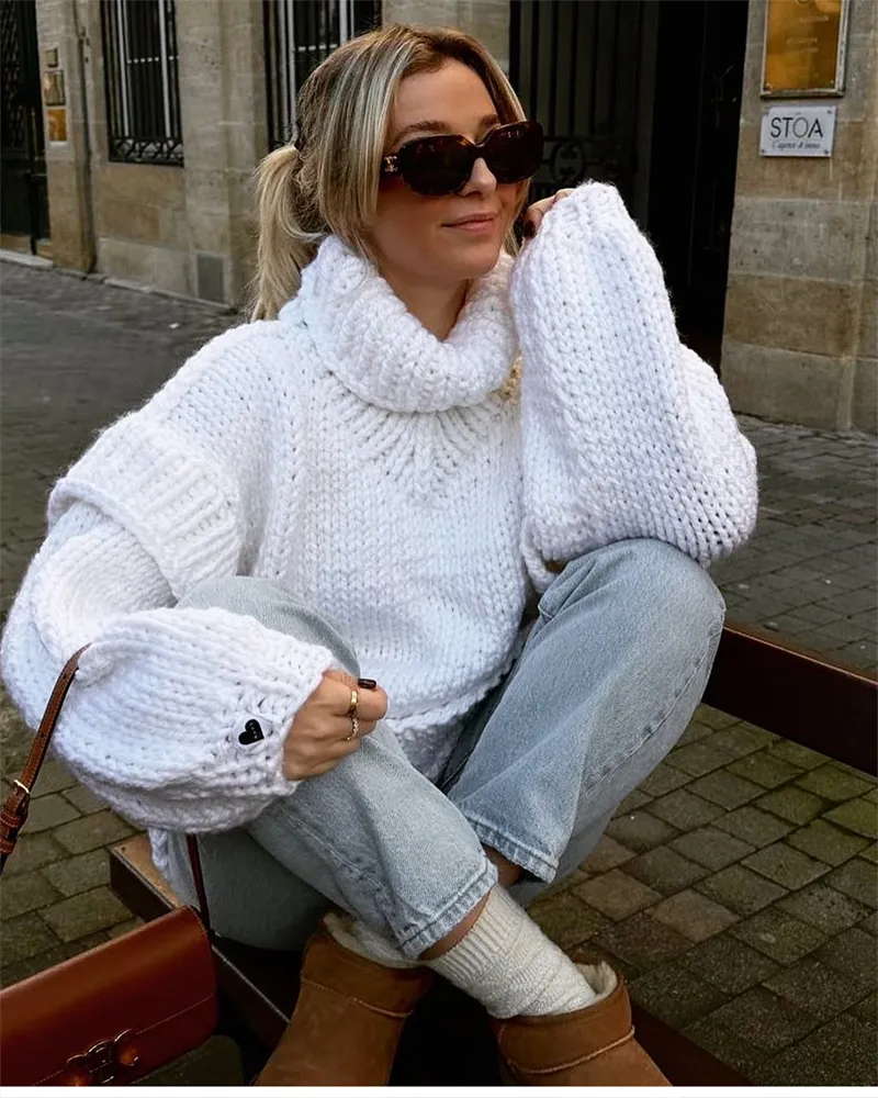 Oversized-Strickpullover | Zeitlos und Stilvoll | Perfekt für den Winter