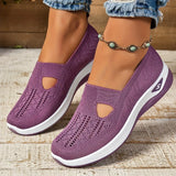 Madelline - Damen-Slipper mit Keilabsatz in Violett