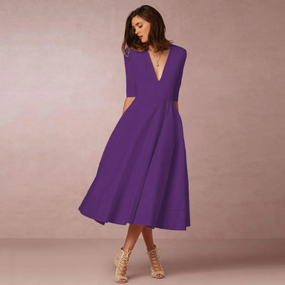 Glamour | Midi Abendkleid für Damen – Elegant und Zeitlos