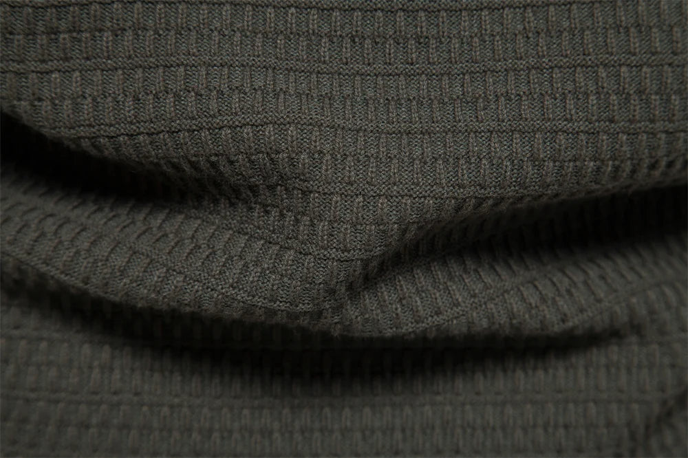 Strickjacke mit Stehkragen und Knopfdetails | Stilvoll und Vielseitig | Strukturierte Oberfläche