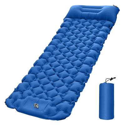 SleepCamp - Schnell aufblasbare Matratze mit integriertem Kissen | 50% RABATT