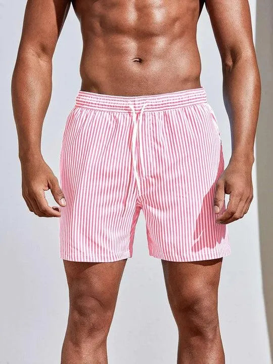 Gennaro | Streifen Badeshorts Badehose für Komfort und Stil