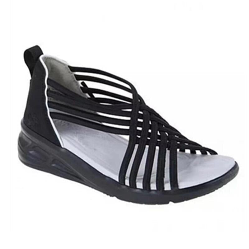 Barbara - Schicke Bequeme Damen Keilsandalen