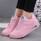 Stilvolle Vegane Leder Damen Sneakers - Valencia in Rosa