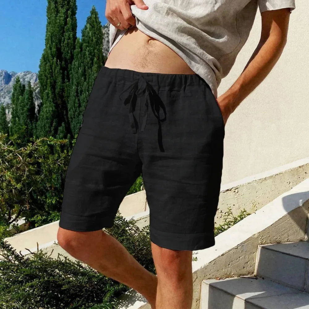 Rupert - Leinen-Shorts für Männer
