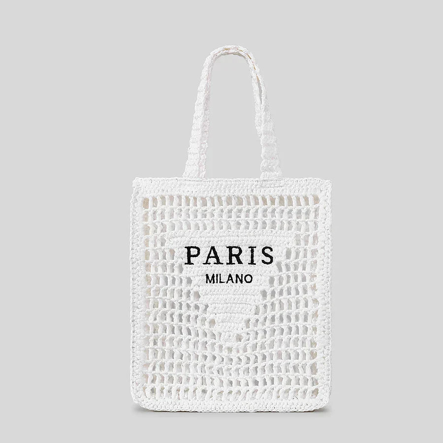 Fiona | Umhängetasche Damen aus Stroh