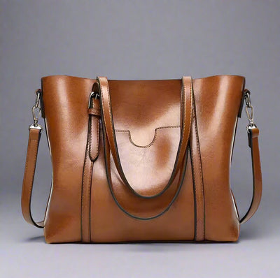 Luxuriöse vegane Strandtasche – Große Tote Bag aus veganem Leder