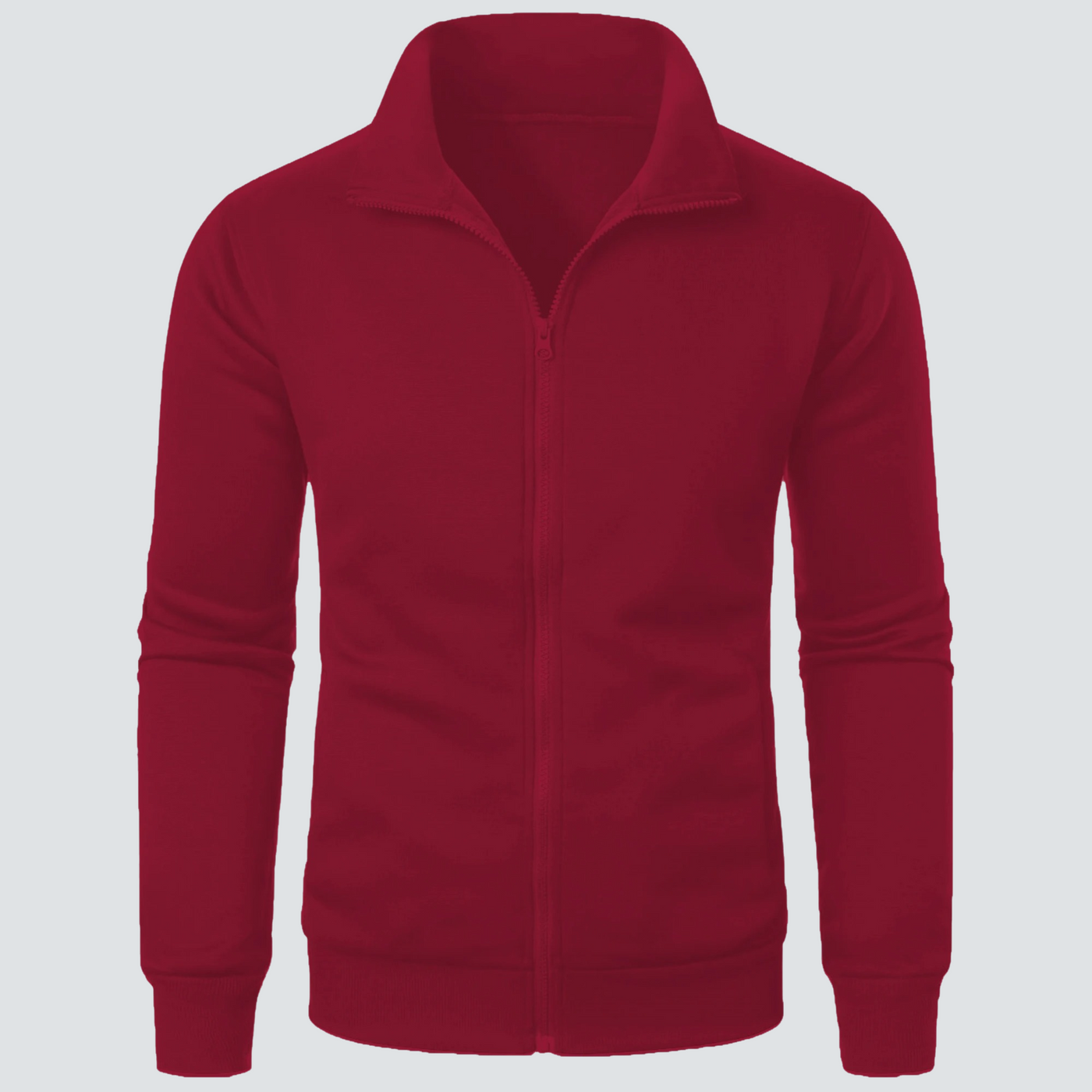 Jonathan - Lässiges Sweatshirt mit Stehkragen und Reißverschluss für Herren