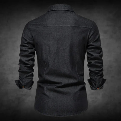 Horace - Langärmeliges Denim-Shirt