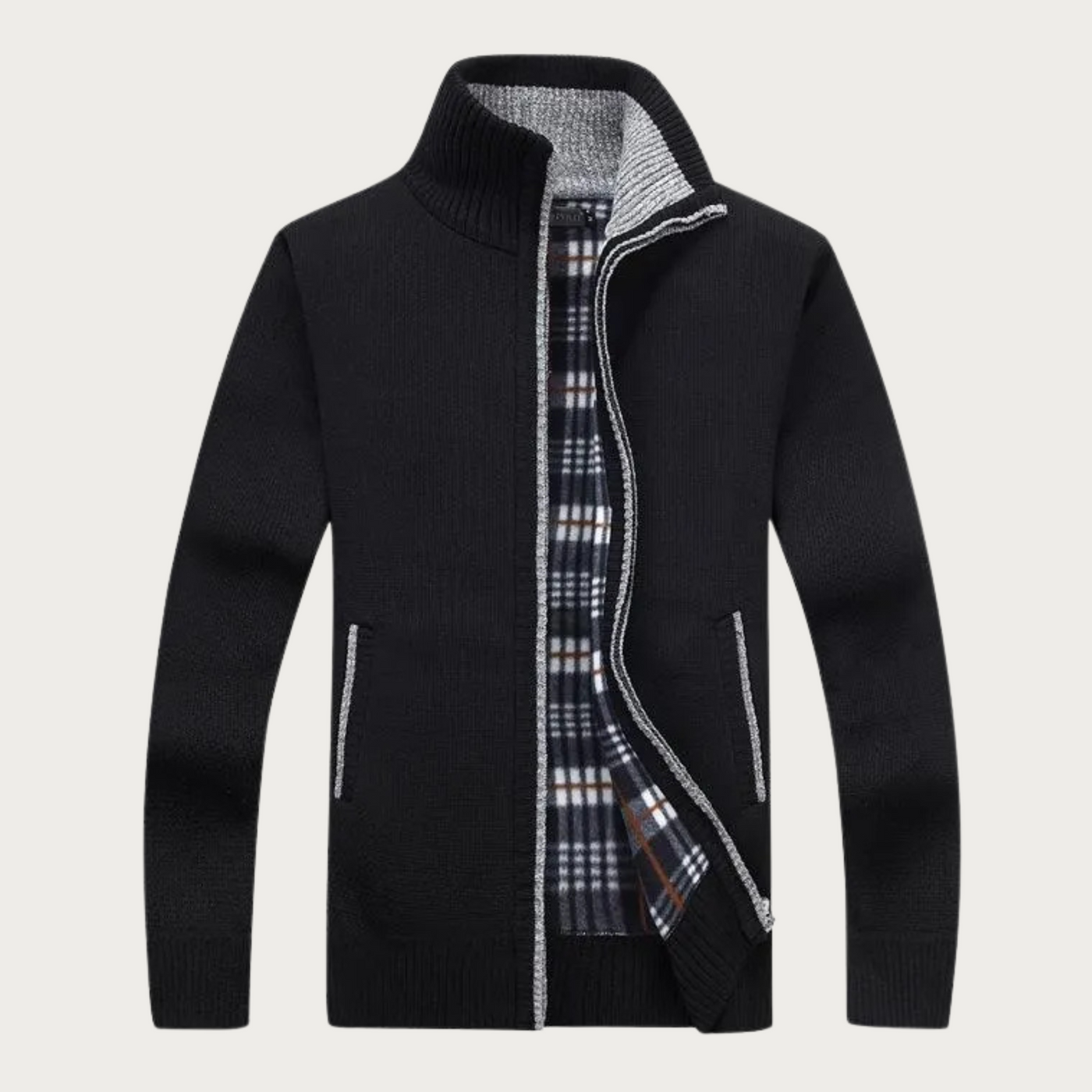 Paul	- Stehkragen Langarm Fit Jacke