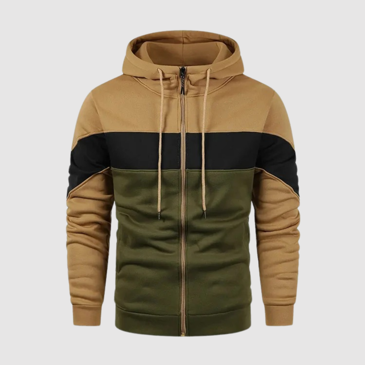 Harvey - Herren-Kapuzenjacke mit Reißverschluss