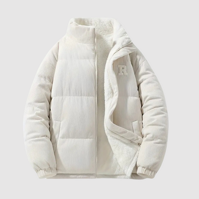 Jude - Gefütterte Jacke aus Baumwolle mit durchgehendem Reißverschluss