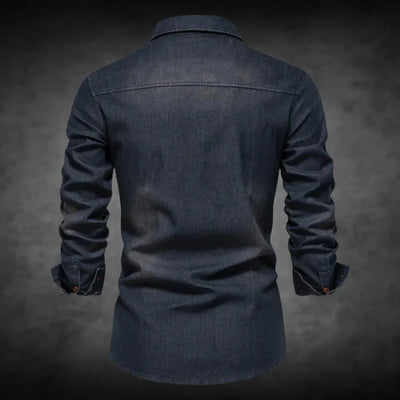 Horace - Langärmeliges Denim-Shirt