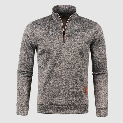 Patrick - Herren Sweatshir mit halbem Reißverschluss