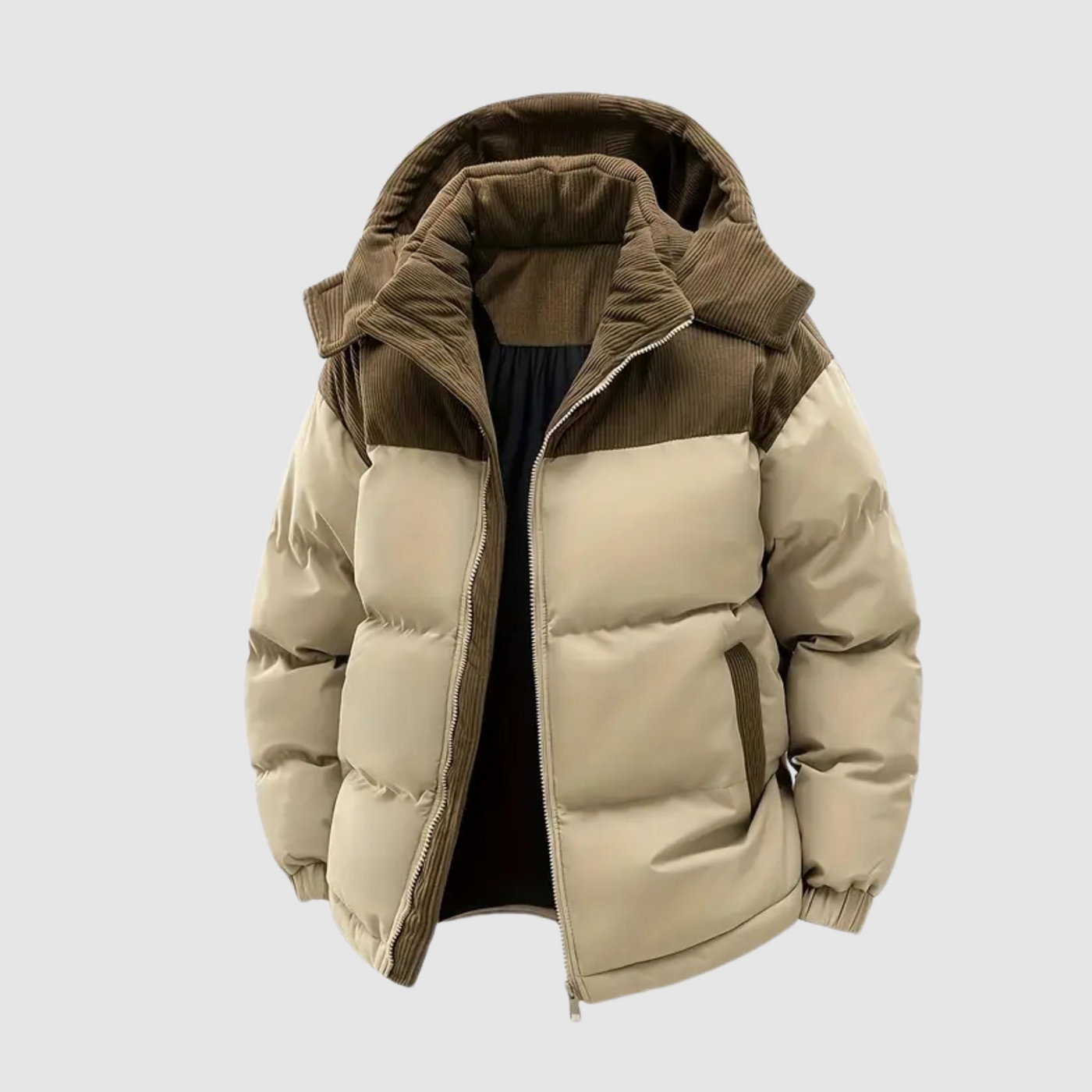 Thomas - Lässige Pufferjacke mit Kapuze für Herren