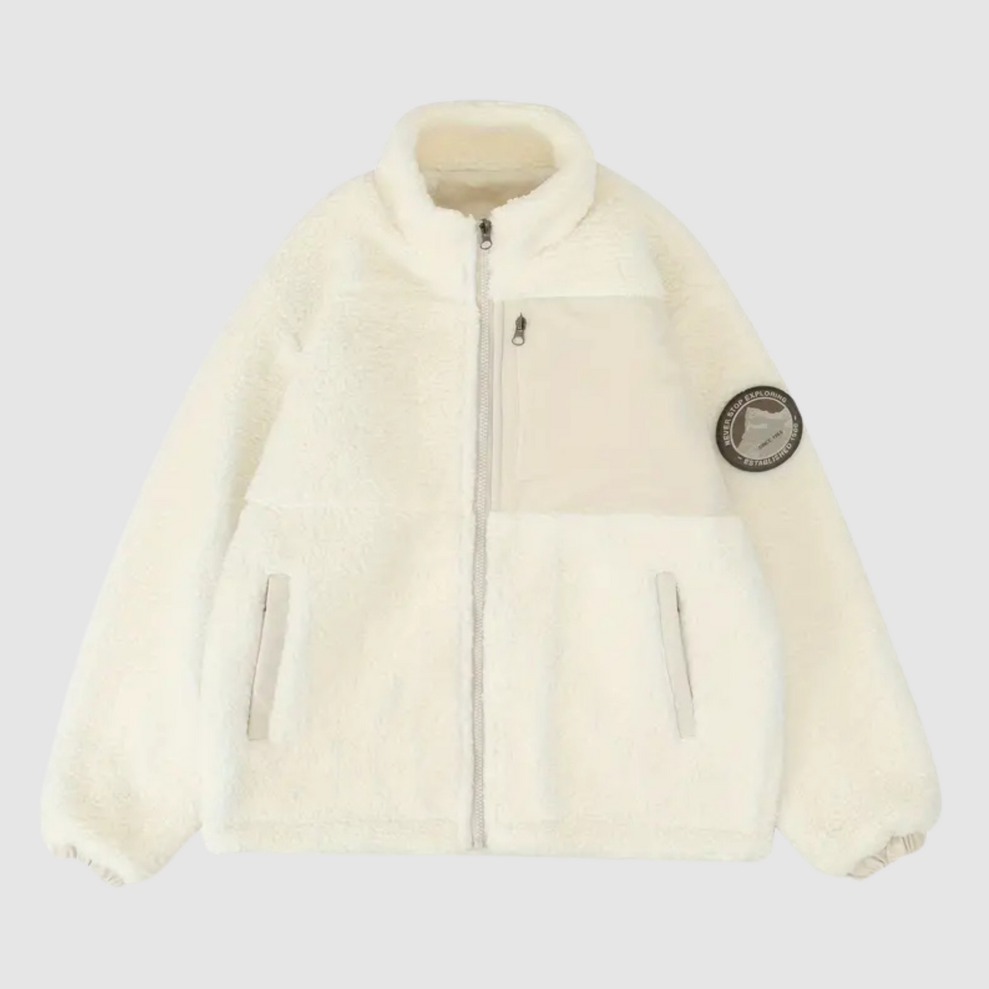 Rome - Warme mit Fleece gefütterte Reißverschlussjacke für Herren