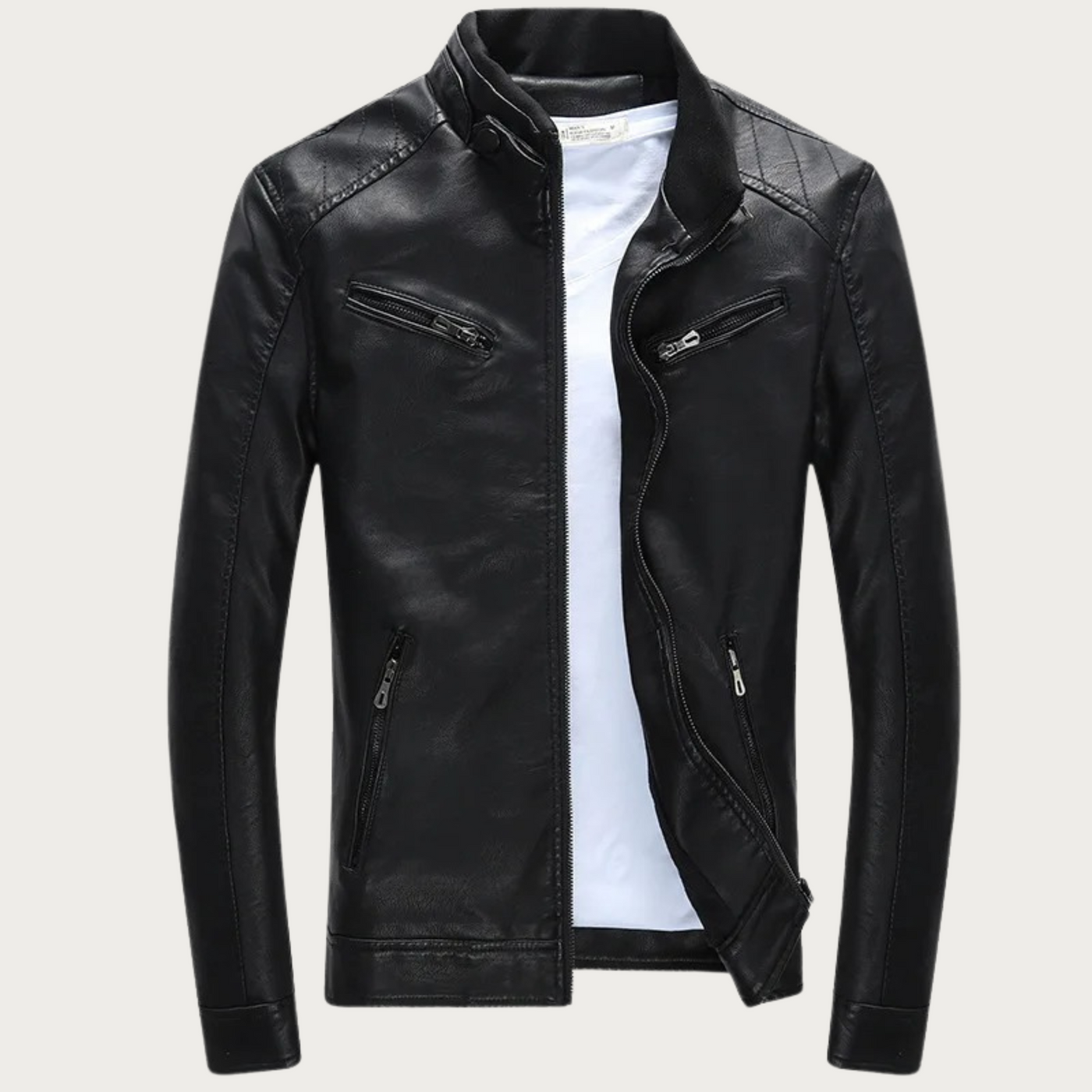 Eugene - Lässige Herren Lederjacke