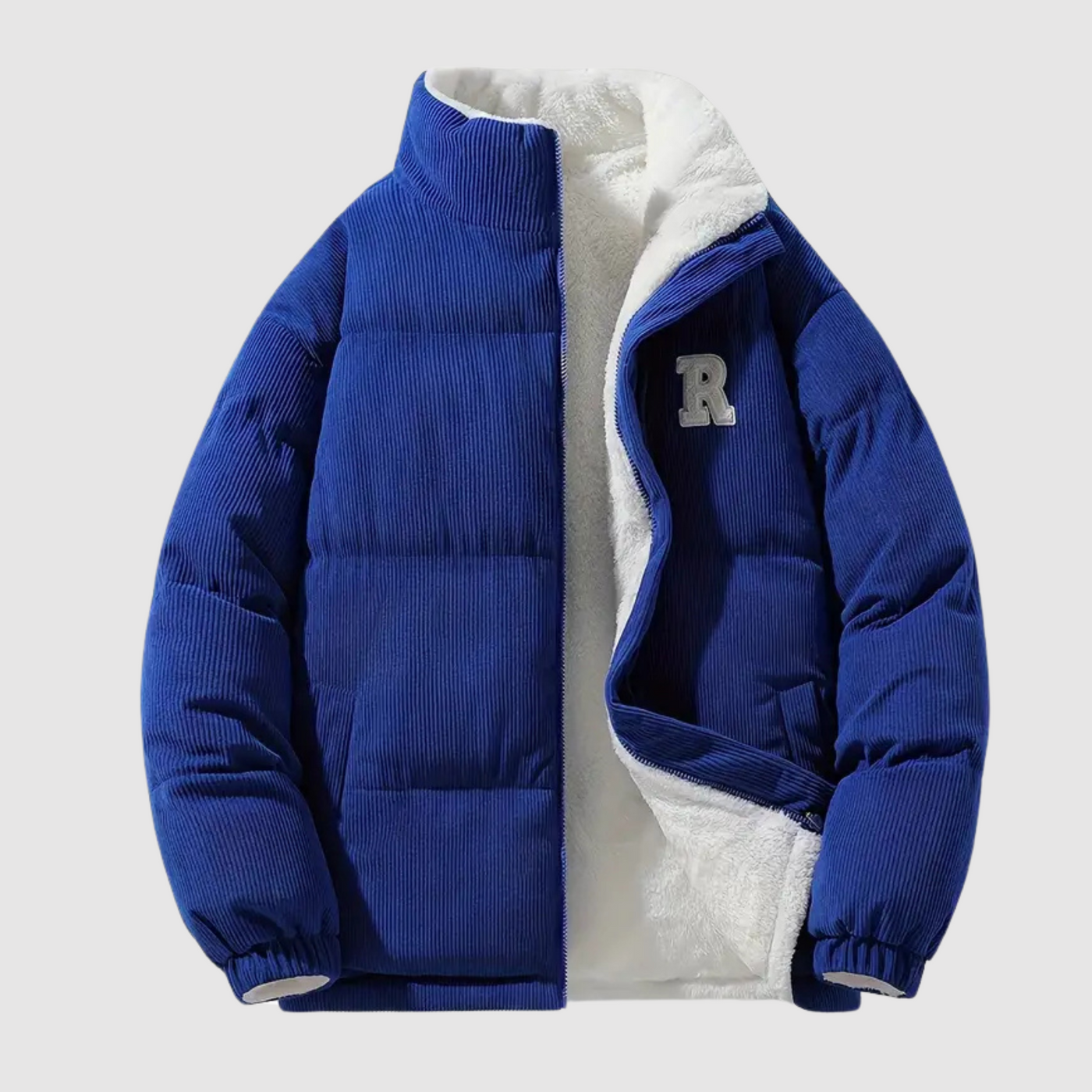 Jude - Gefütterte Jacke aus Baumwolle mit durchgehendem Reißverschluss