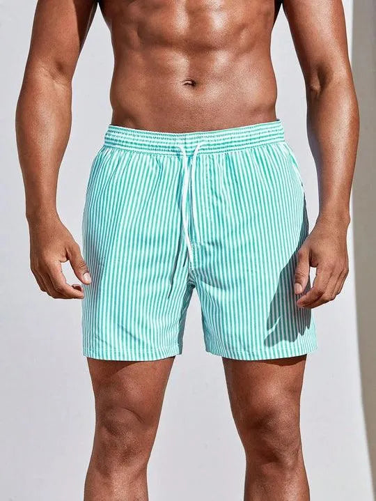 Gennaro | Streifen Badeshorts Badehose für Komfort und Stil