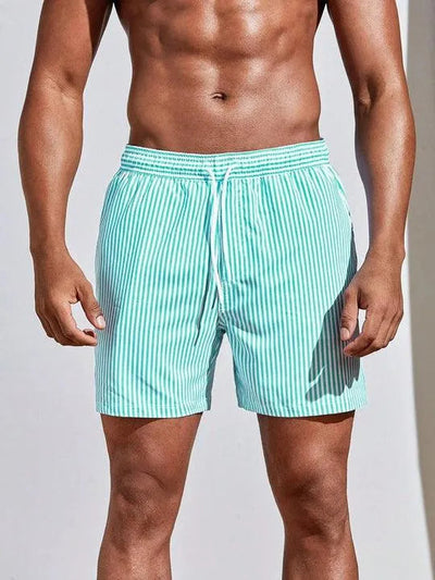 Gennaro | Streifen Badeshorts Badehose für Komfort und Stil