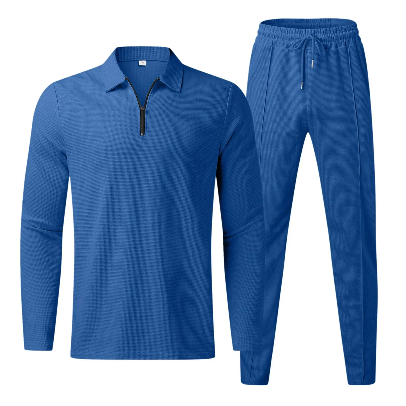 Herren-Zweiteiler-Set | Polo-Longsleeve & Jogger | Sportlich-eleganter Look