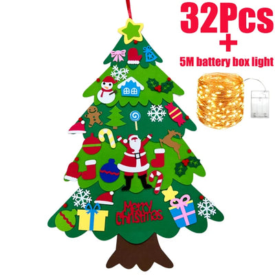 Glowtree™ Dekorativer Weihnachtsbaum Wandbehang mit Lichterketten