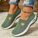 Madelline - Damen-Slipper mit Keilabsatz in Grün