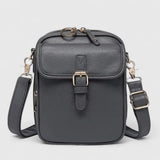 Elegante Schultertasche Damen in Grau