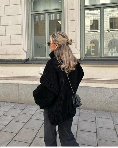 Oversized-Strickpullover | Zeitlos und Stilvoll | Perfekt für den Winter