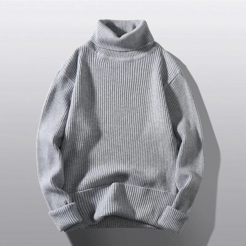 Rollkragen-Strickpullover | Minimalistisch und Zeitlos | Schlichte Eleganz
