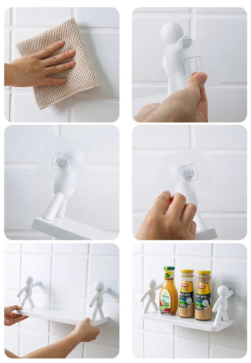 2+1 Gratis | SchnellAblage™ Bohrenfreier Wandaufbewahrungssystem