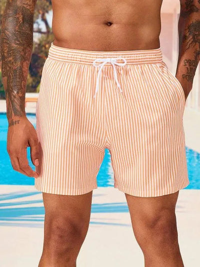 Gennaro | Streifen Badeshorts Badehose für Komfort und Stil