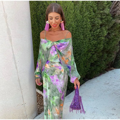 Maxikleid mit Blumenmuster | Eleganz und Leichtigkeit | Sommerlicher Stil