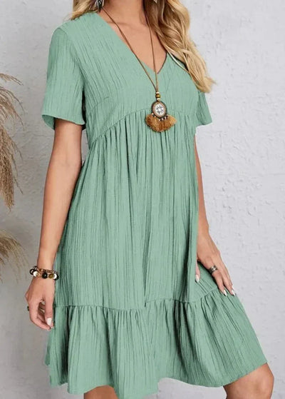 Lorene – Elegantes Bauch Schmeichelhaft Kleid