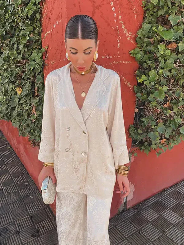 Eloise | Eleganter Jacquard-Blazer