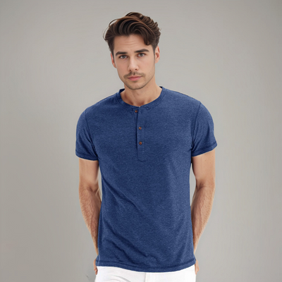 Henley-T-Shirt | Lässige Eleganz | Komfortabler Schnitt