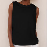 Maria - Stilvolles Damen Tanktop in Schwarz