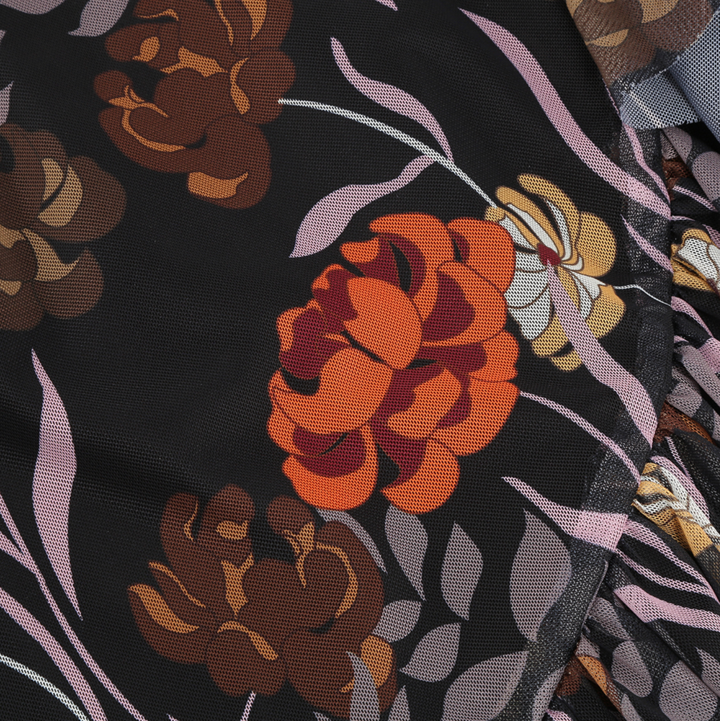 Misha - Blumenkleid mit Herz-Ausschnitt im Korsettstil