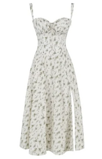 Britta | Blumiges Bustierkleid Festliches für Hochzeitsgäste