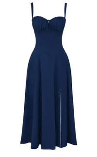 Britta | Blumiges Bustierkleid Festliches für Hochzeitsgäste