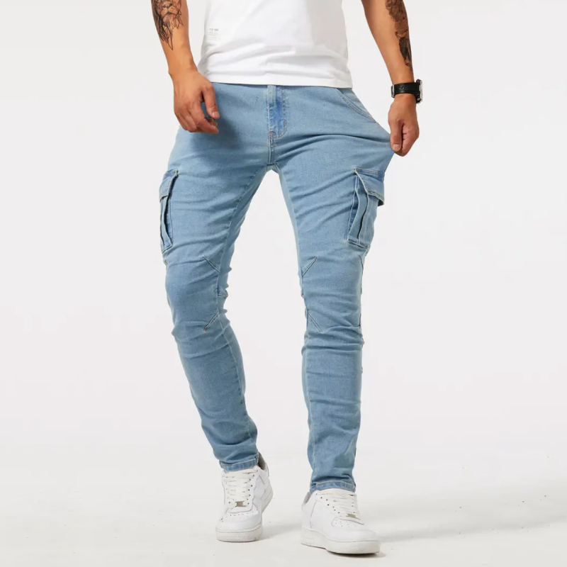 David | Cargo Hose Herren Stretch, Modernes Design