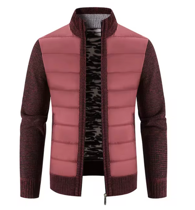 Ethan Stehkragen Pullover – Langärmelige Herrenjacke