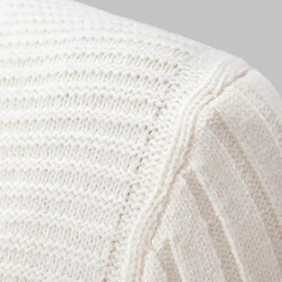 Strickpullover mit Zopfmuster | Klassisch und Stilvoll | Weicher Rollkragen