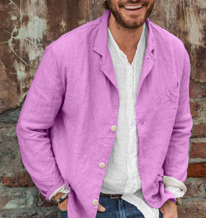 Albrecht | Jacke Baumwoll-Leinen-Mischung, Leger und Atmungsaktiv