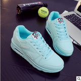 Stilvolle Vegane Leder Damen Sneakers - Valencia in Hellblau