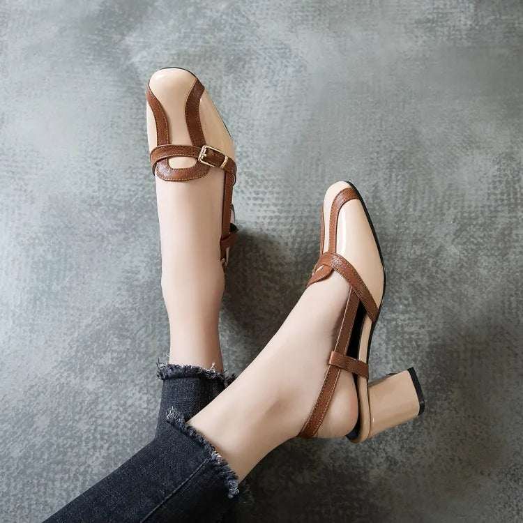 Avelena | Retro High-Heelsandalen