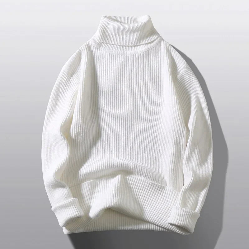 Rollkragen-Strickpullover | Minimalistisch und Zeitlos | Schlichte Eleganz