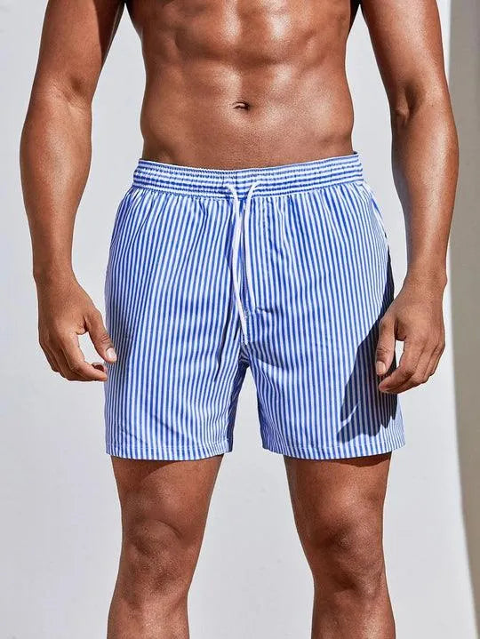 Gennaro | Streifen Badeshorts Badehose für Komfort und Stil