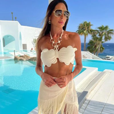 Sabrina | Strandkleid Damen im Kimono-Stil für Strand und Pool