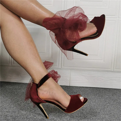 Avelena | High Heeled Sandalen für Frauen mit Knöchelriemen